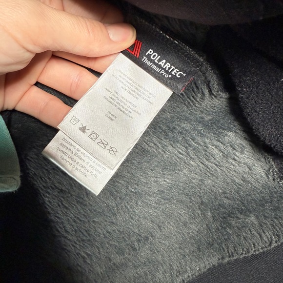 Mountain Hardwear Men's XXL Fleece Jacket Full Zip Dark Gray Polartec Outdoor - Picture 7 of 10